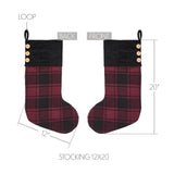 84106-Cumberland-Red-Black-Plaid-Stocking-12x20-image-3