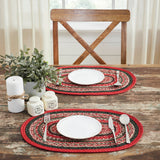 Forrester Indoor/Outdoor Oval Placemat 13x19, 12 Pack 12 Pack