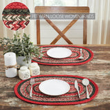 Forrester Indoor/Outdoor Oval Placemat 13x19, 2 Pack