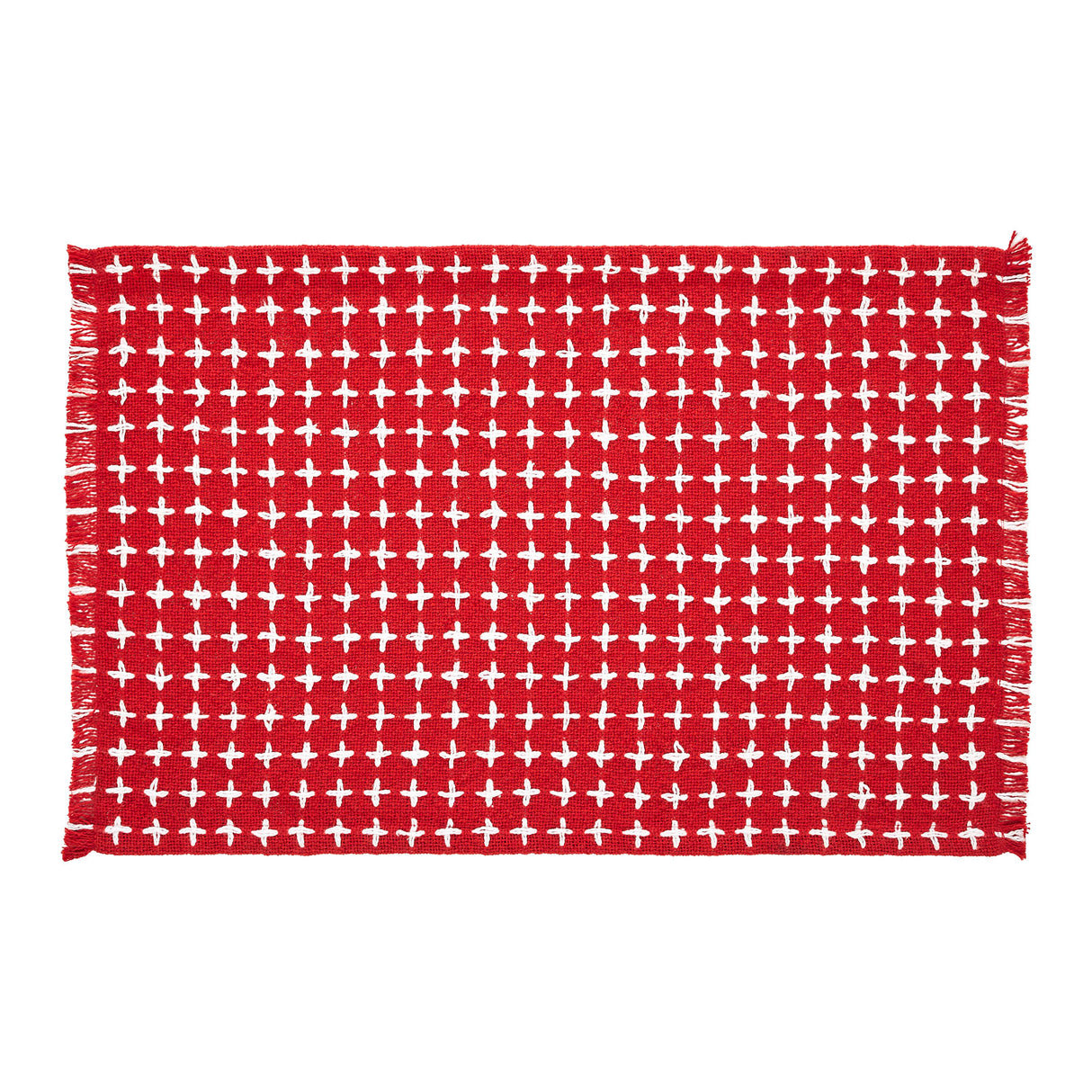 84139-Gallen-Red-White-Placemat-Set-of-2-Fringed-13x19-image-2