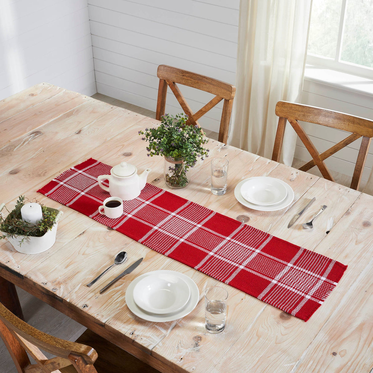 84157-Eston-Red-White-Plaid-Runner-Fringed-12x48-image-1