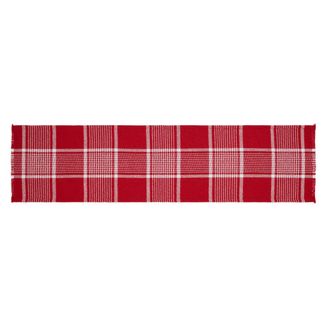 84157-Eston-Red-White-Plaid-Runner-Fringed-12x48-image-2