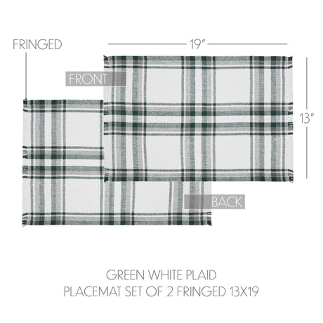 84162-Harper-Plaid-Green-White-Placemat-Set-of-2-Fringed-13x19-image-4