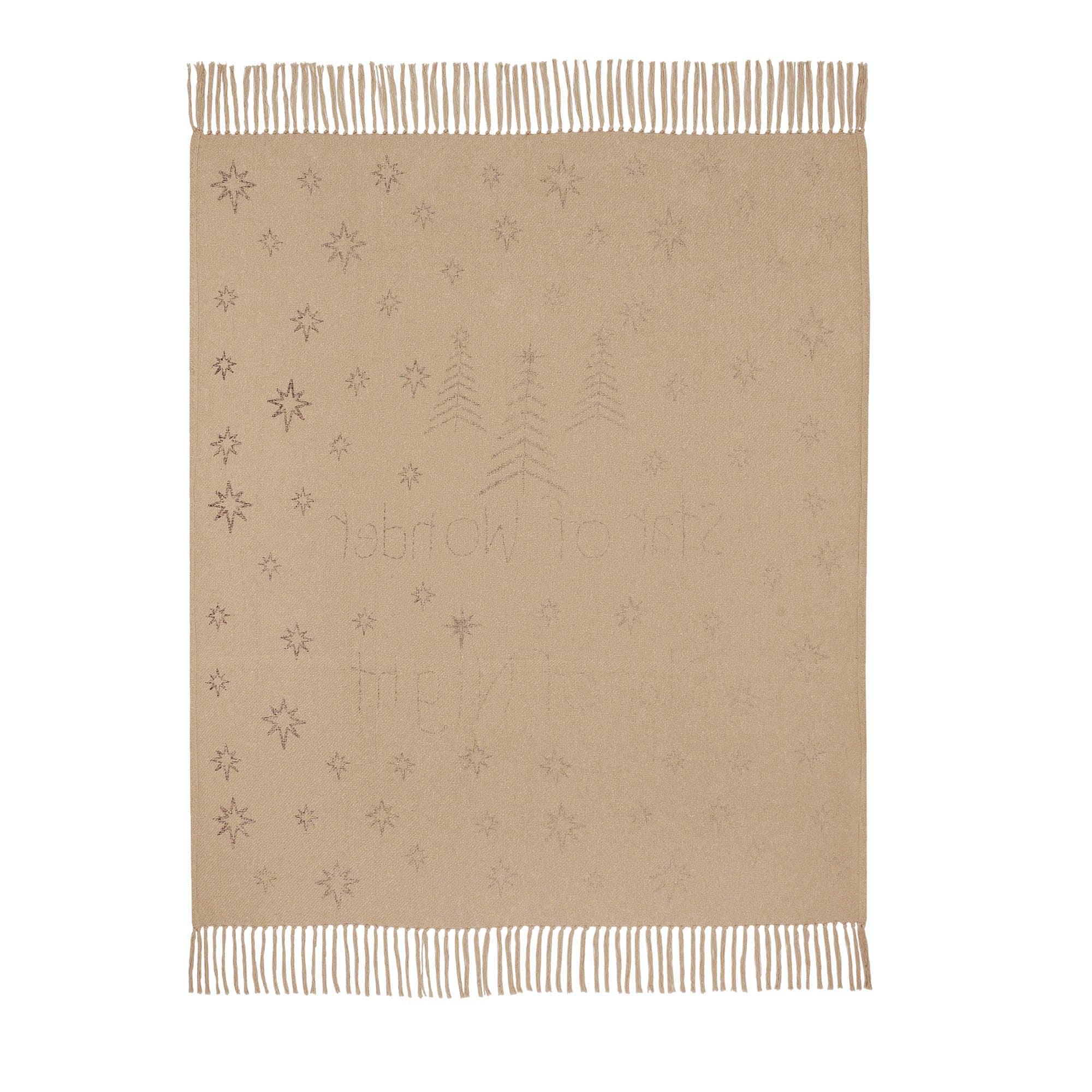 Star of Wonder Woven Throw 50x60 – VHC Brands Home Decor