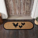 84268-Down-Home-Rooster-&-Hens-Coir-Rug-Oval-17x48-image-1