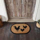 84269-Down-Home-Rooster-&-Hens-Coir-Rug-Oval-20x30-image-2