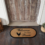 84270-Down-Home-Welcome-to-the-Roost-Coir-Rug-Oval-17x36-image-2