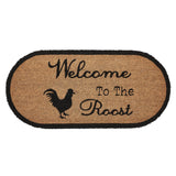 84270-Down-Home-Welcome-to-the-Roost-Coir-Rug-Oval-17x36-image-3