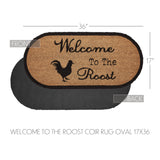 84270-Down-Home-Welcome-to-the-Roost-Coir-Rug-Oval-17x36-image-6