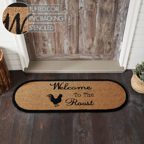 84271-Down-Home-Welcome-to-the-Roost-Coir-Rug-Oval-17x48-image-7