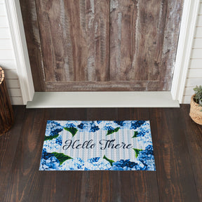 84274-Finders-Keepers-Hydrangea-Hello-There-Nylon-Rug-Rect-17.5x29.5-image-1