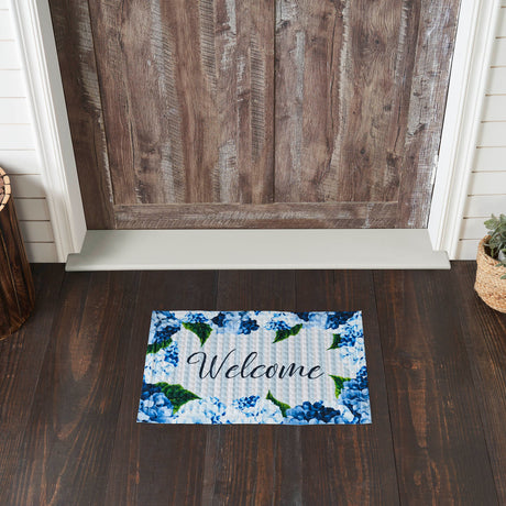 84279-Finders-Keepers-Hydrangea-Welcome-Nylon-Rug-Rect-16x24-image-1