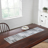 Sawyer Mill Black Runner Quilted 12x48