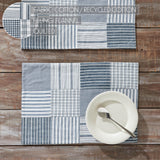 Sawyer Mill Blue Quilted Placemat Set of 2 13x19, 4 Pack