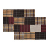 Wyatt Quilted Placemat Set of 2 13x19, 4 Pack