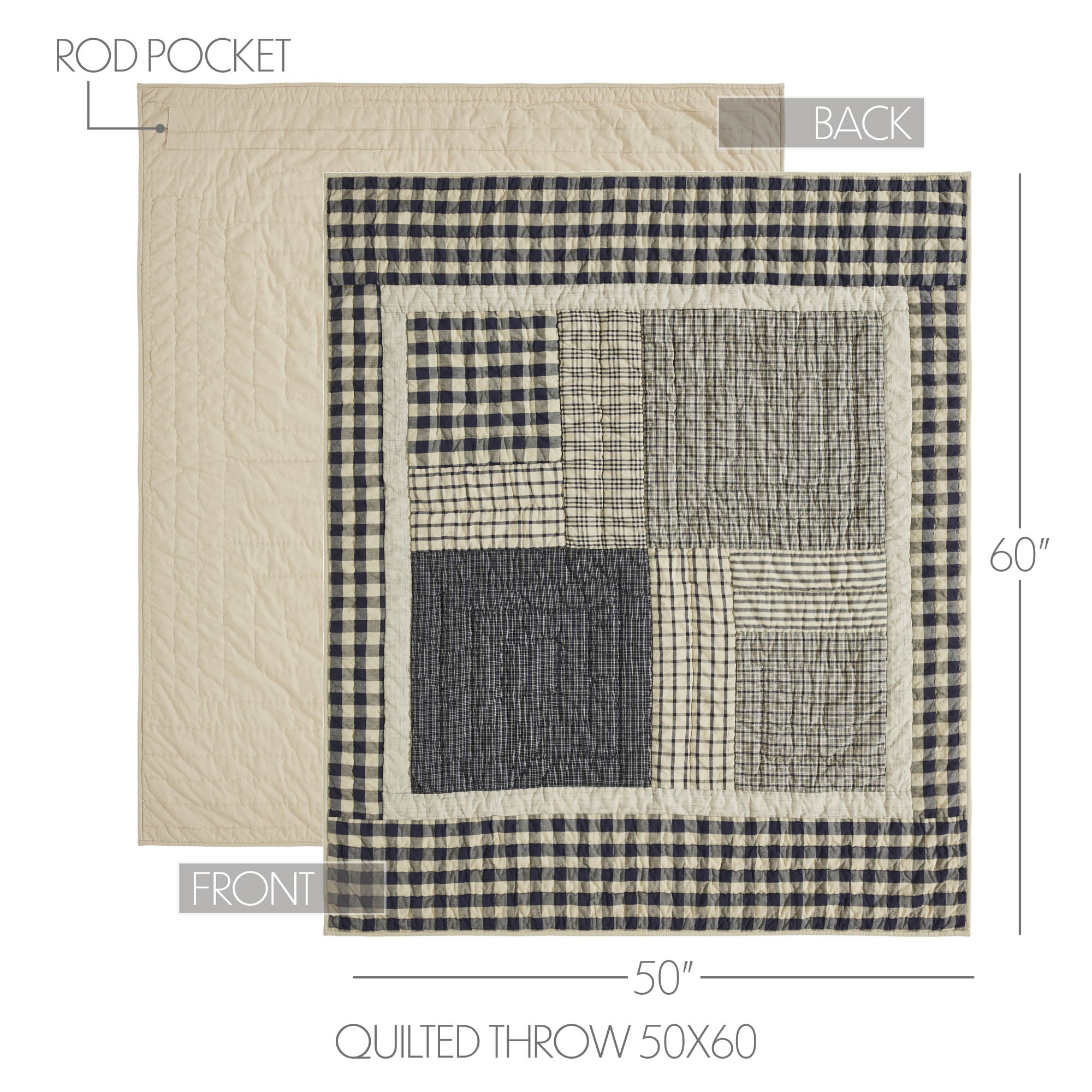 VHC Brands My Country Quilt - Thumbnail 5