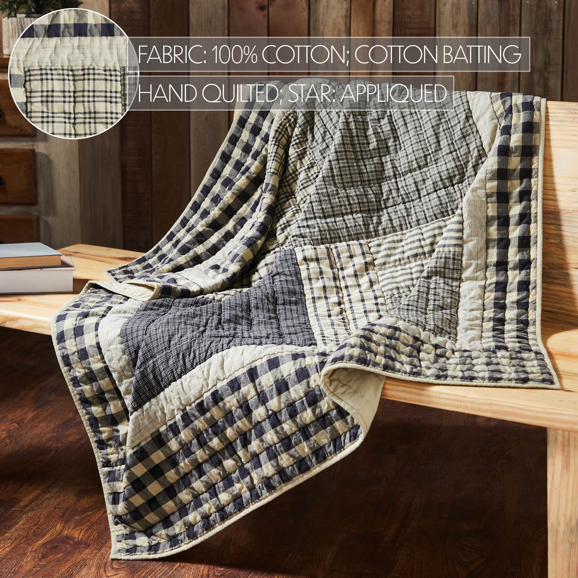 VHC Brands My Country Quilt - Thumbnail 3