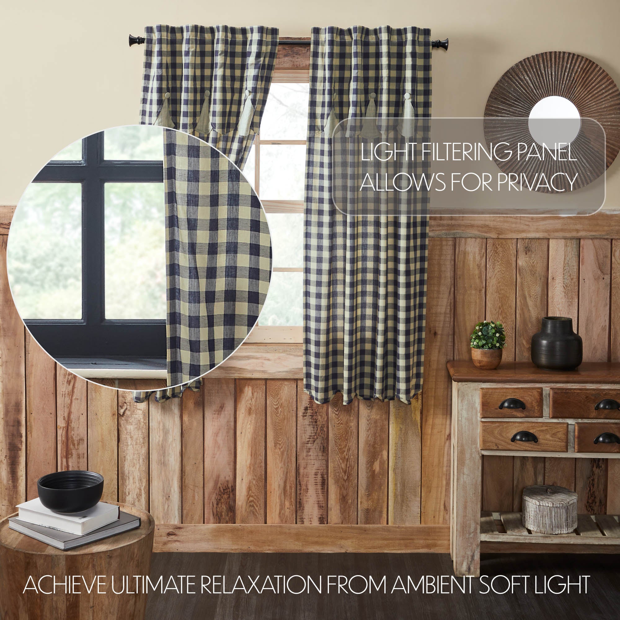 VHC Brands My Country Panel with Valance - Thumbnail 3