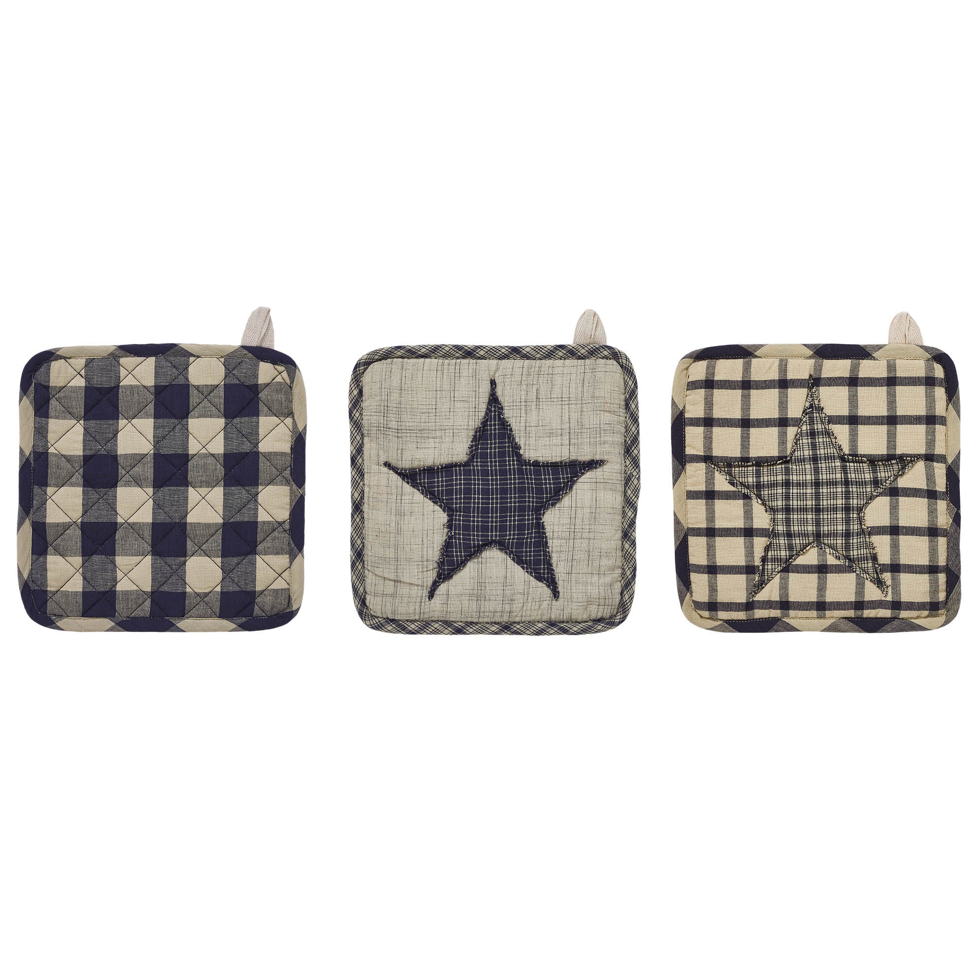 VHC Brands Patchwork Pot Holder