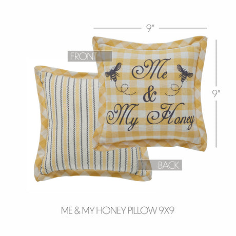 84450-Buzzy-Bees-Me-&-My-Honey-Pillow-9x9-image-6