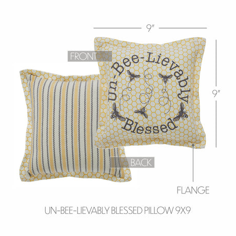 84451-Buzzy-Bees-Un-Bee-Lievably-Blessed-Pillow-9x9-image-6