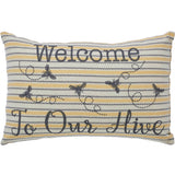 84453-Buzzy-Bees-Welcome-to-Our-Hive-Pillow-9.5x14-image-3