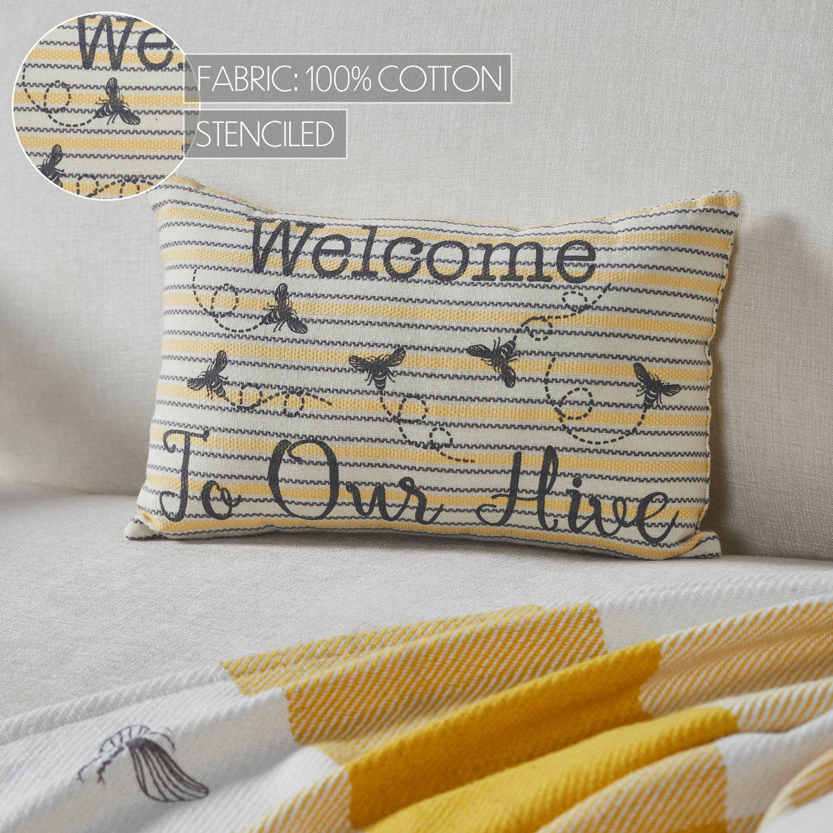 84453-Buzzy-Bees-Welcome-to-Our-Hive-Pillow-9.5x14-image-7