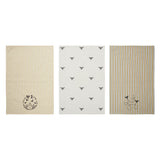 Buzzy Bees Tea Towel Set of 3 19x28