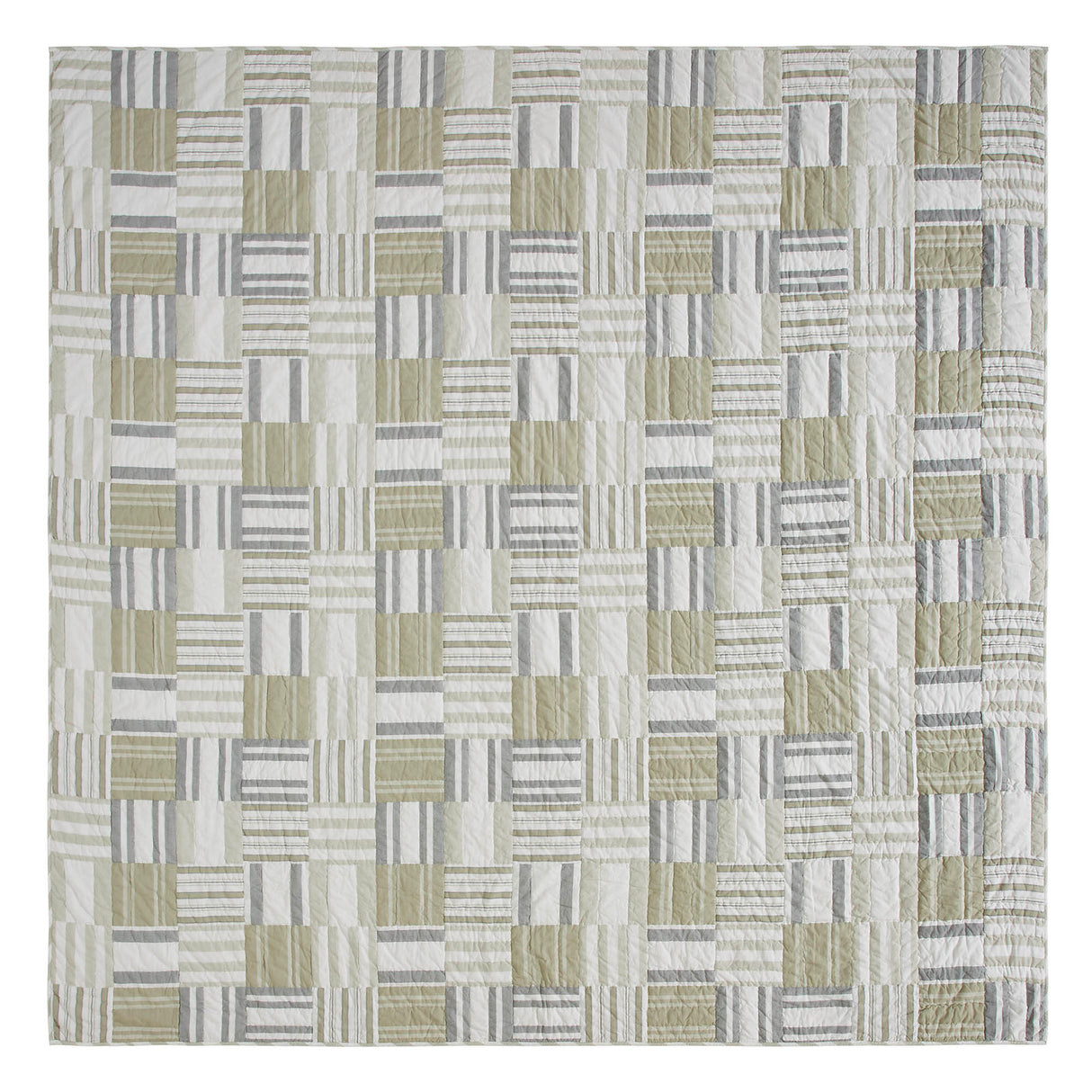 Finders Keepers Ruffled California/Luxury King Quilt 124Wx115L