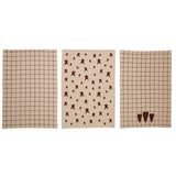Connell Tea Towel Set of 3 19x28