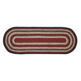 VHC Brands Connell Country Black 2 Piece Jute Rug Set, 17x36 and 17x48