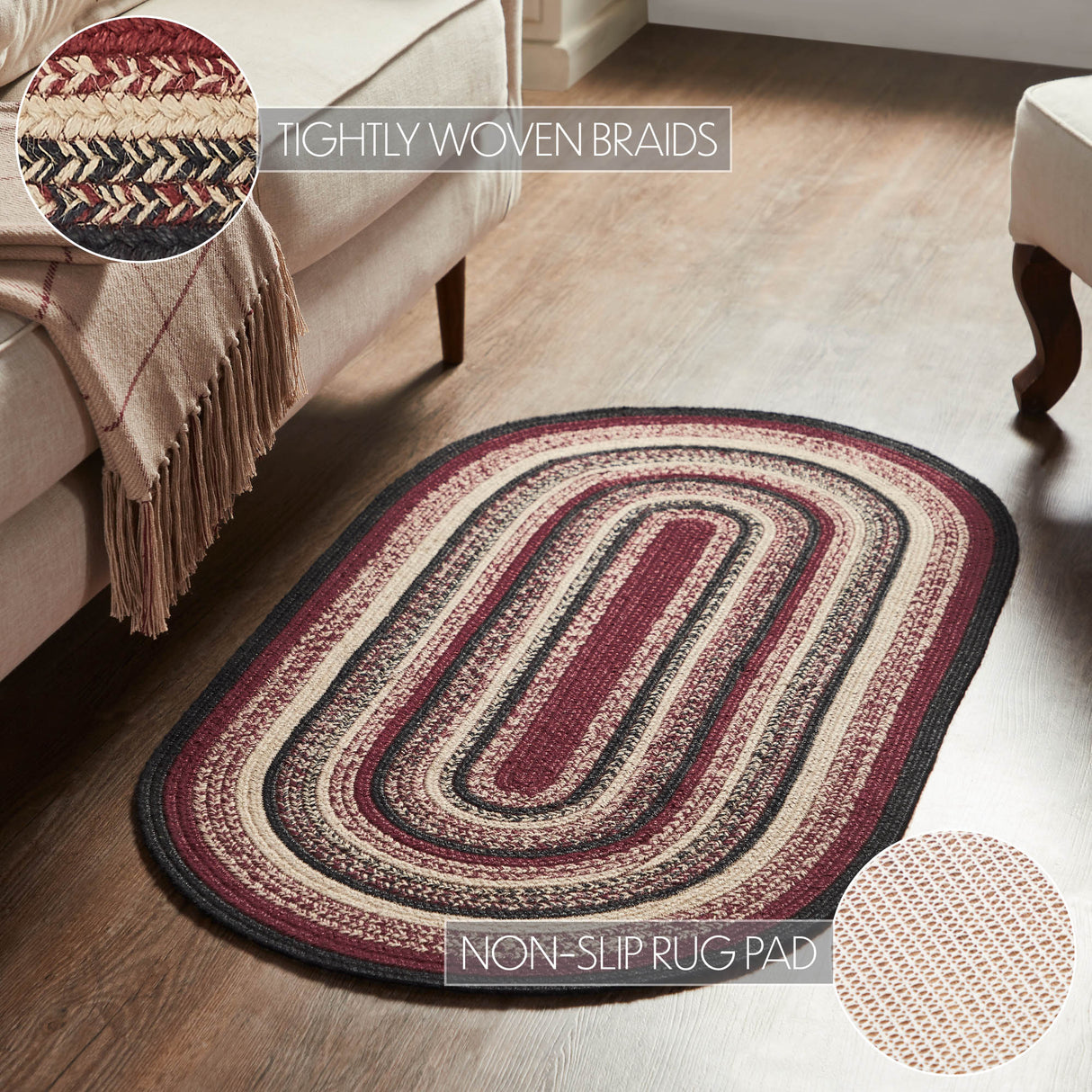 84498-Connell-Jute-Rug-Oval-w/-Pad-27x48-image-6