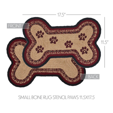 84507-Connell-Small-Bone-Rug-Stencil-Paws-11.5x17.5-image-5