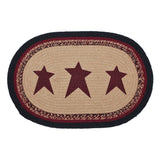 Connell Oval Placemat Stencil Stars 13x19, 6 Pack 6 Pack