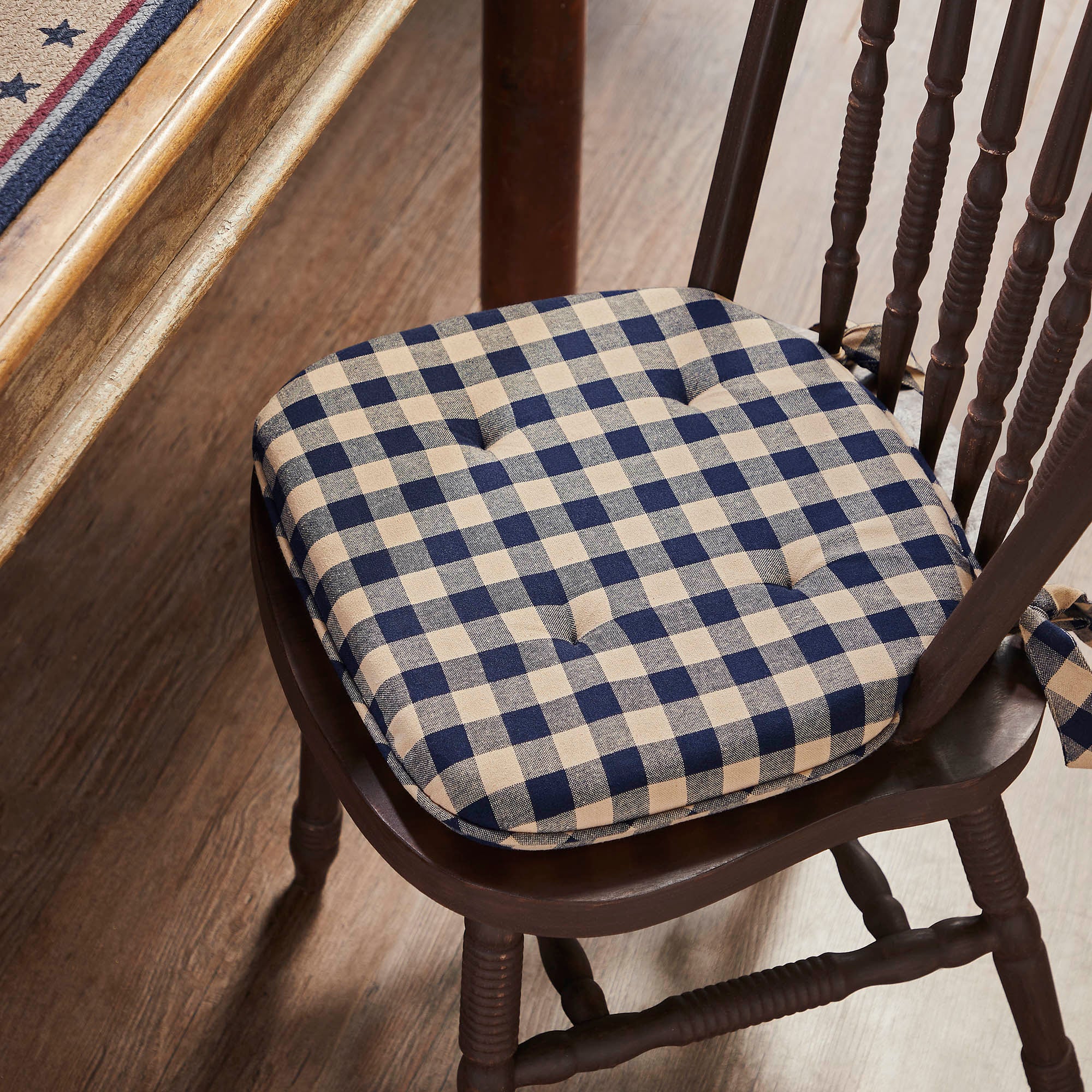 Country kitchen chair pads sale