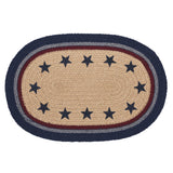 My Country Oval Placemat Stencil Stars 10x15, 8 Pack 8 Pack