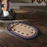 My Country Oval Placemat Stencil Stars 10x15, 6 Pack 6 Pack