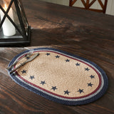 My Country Oval Placemat Stencil Stars 13x19, 6 Pack 6 Pack