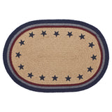 My Country Oval Placemat Stencil Stars 13x19, 6 Pack 6 Pack