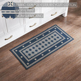 VHC Brands My Country Deep Indigo 2 Piece Rug Set, 17x36 and 17x48