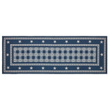 VHC Brands My Country Deep Indigo 2 Piece Rug Set, 17x36 and 17x48