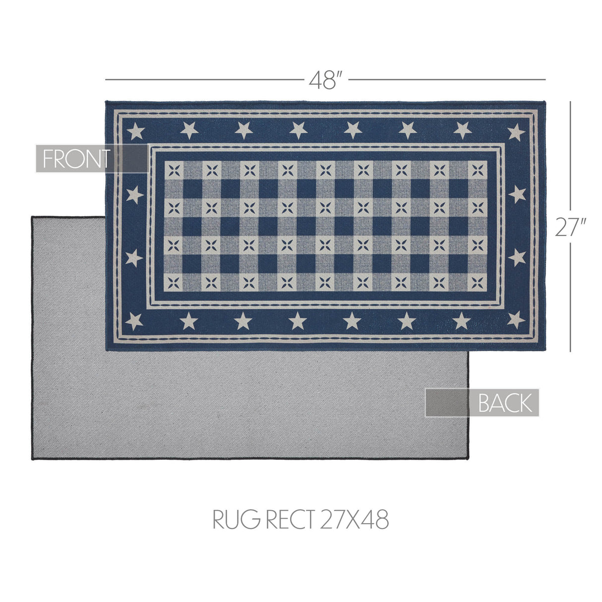 My Country Polyester Rug/Runner Rect 22x78