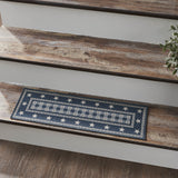 My Country Polyester Stair Tread Rect Latex 8.5x27, Set of 7