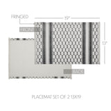 Down Home Placemat Set of 2 13x19, 4 Pack 8 Pack