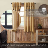 Pip Vinestar Short Panel with Attached Scalloped Layered Valance Set of 2 63x36
