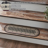 Pip Vinestar Polyester Stair Tread Oval Latex 8.5x27, Set of 7