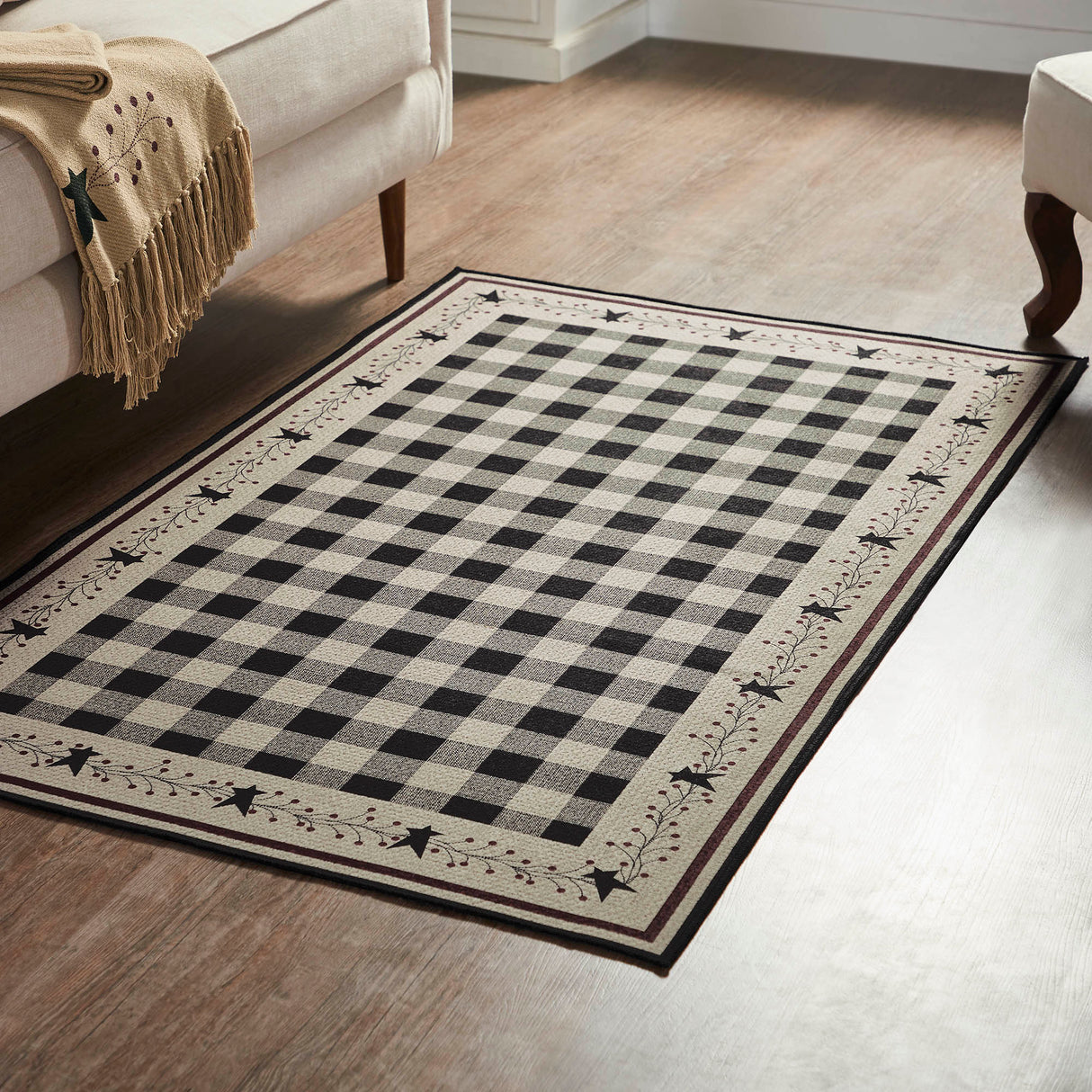 Pip Vinestar Polyester Rug Rect 36x60