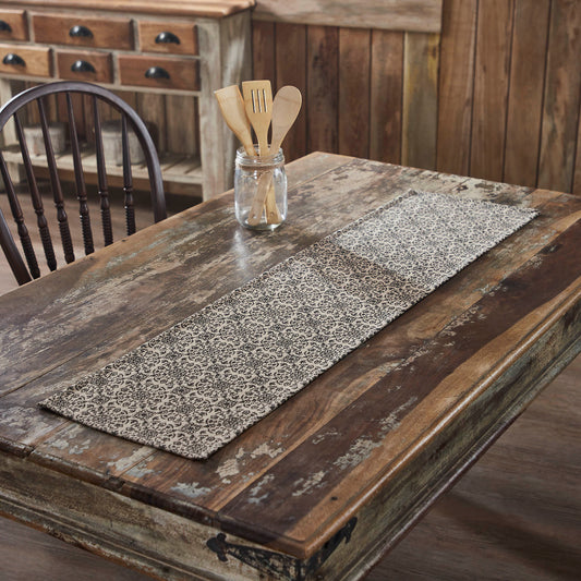 VHC Brands Runner 12x48, Cotton Dining Room, Kitchen Table Runner, Country Farmhouse Style, Custom House Collection, Rectangle 12x48, Natural