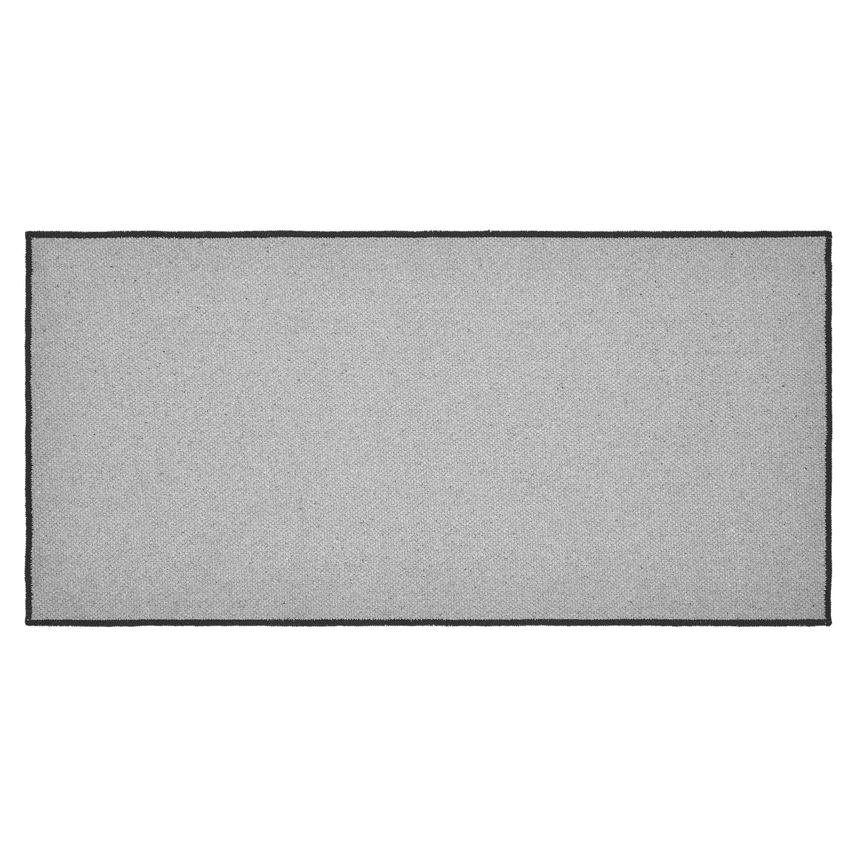 Custom House Black Tan Jacquard Polyester Bathmat 17x36