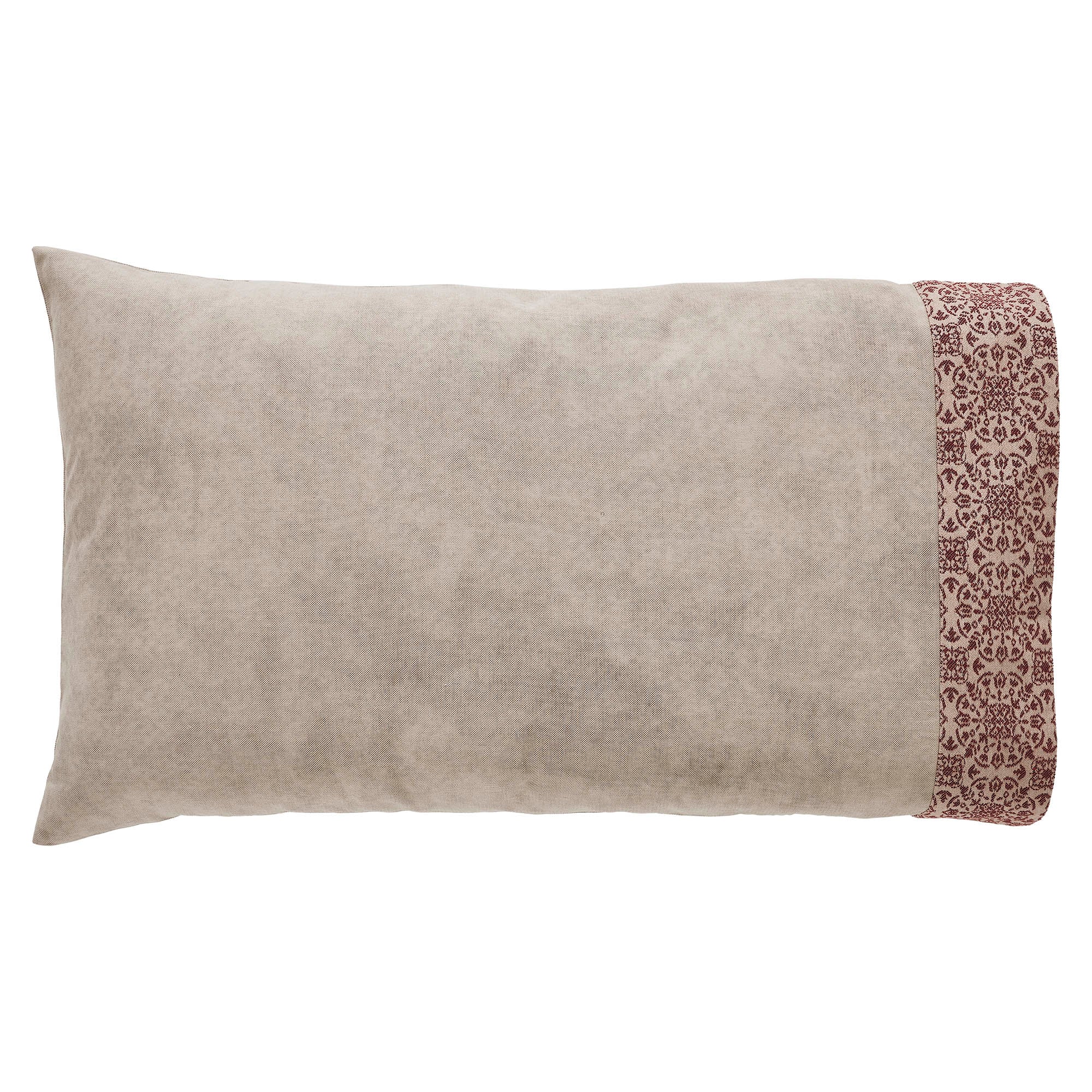 VHC Brands Custom House Jacquard Pillow Case